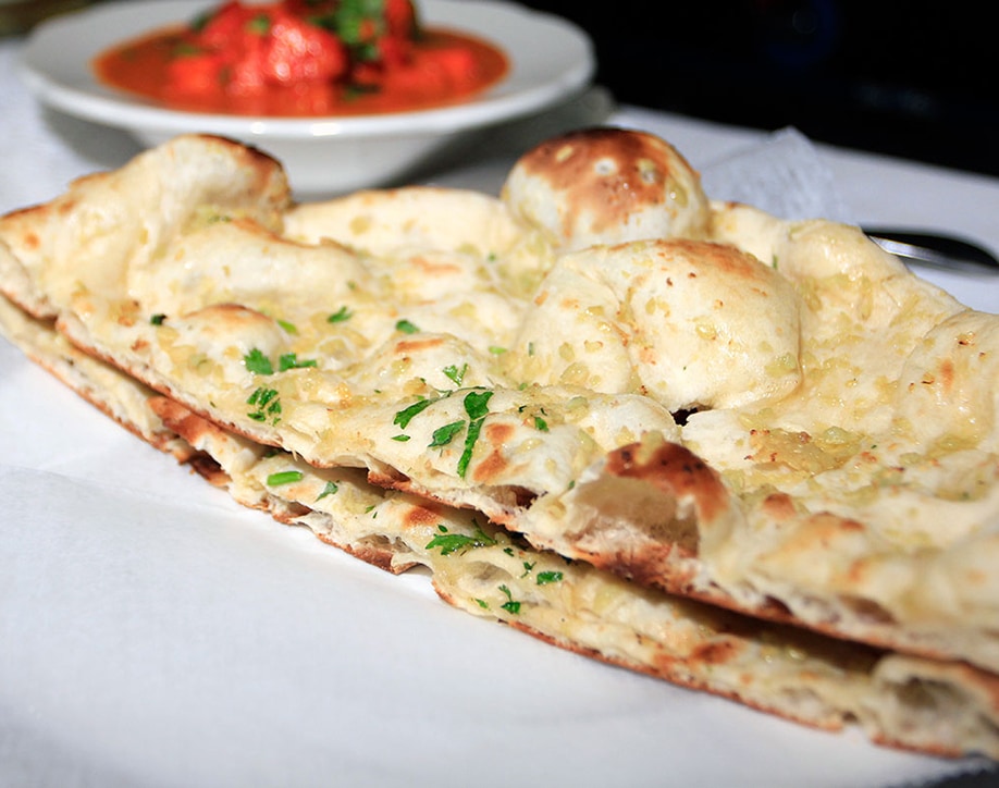 Naan fresh from the tandoor